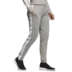Adidas Women's Tiro 19 Training Pants White Gray Slim Fit Zip Ankle Size XL